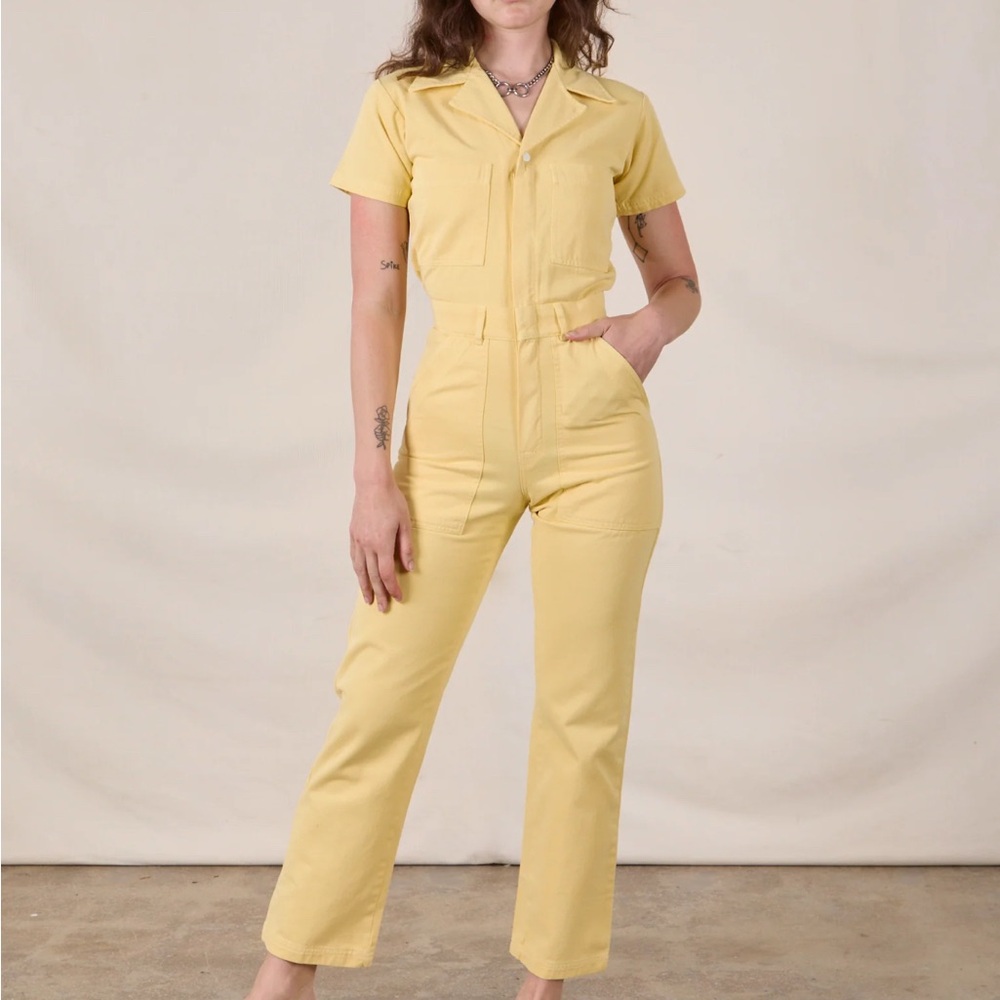 Big Bud Press butter Yellow Jumpsuit